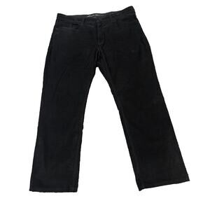 Eddie Bauer Men’s Corduroy Pants 40x30 Black Straight Fit Cotton Casual